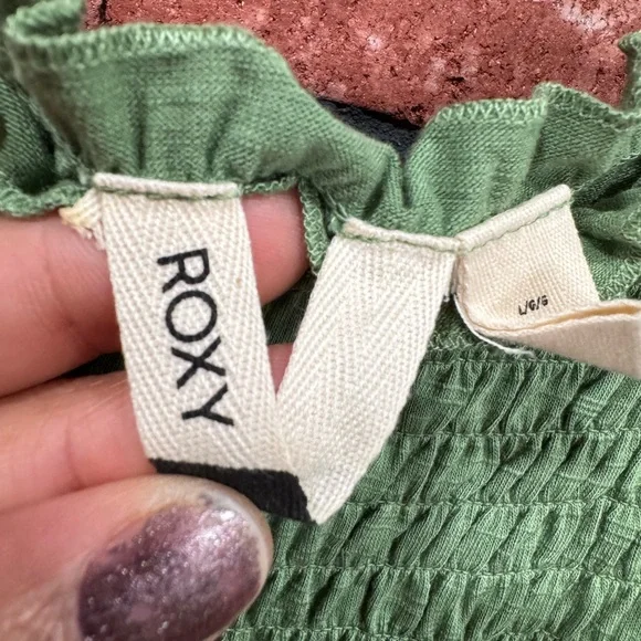 Roxy Just Passing By Smocked Jumpsuit - Picture 8 of 10